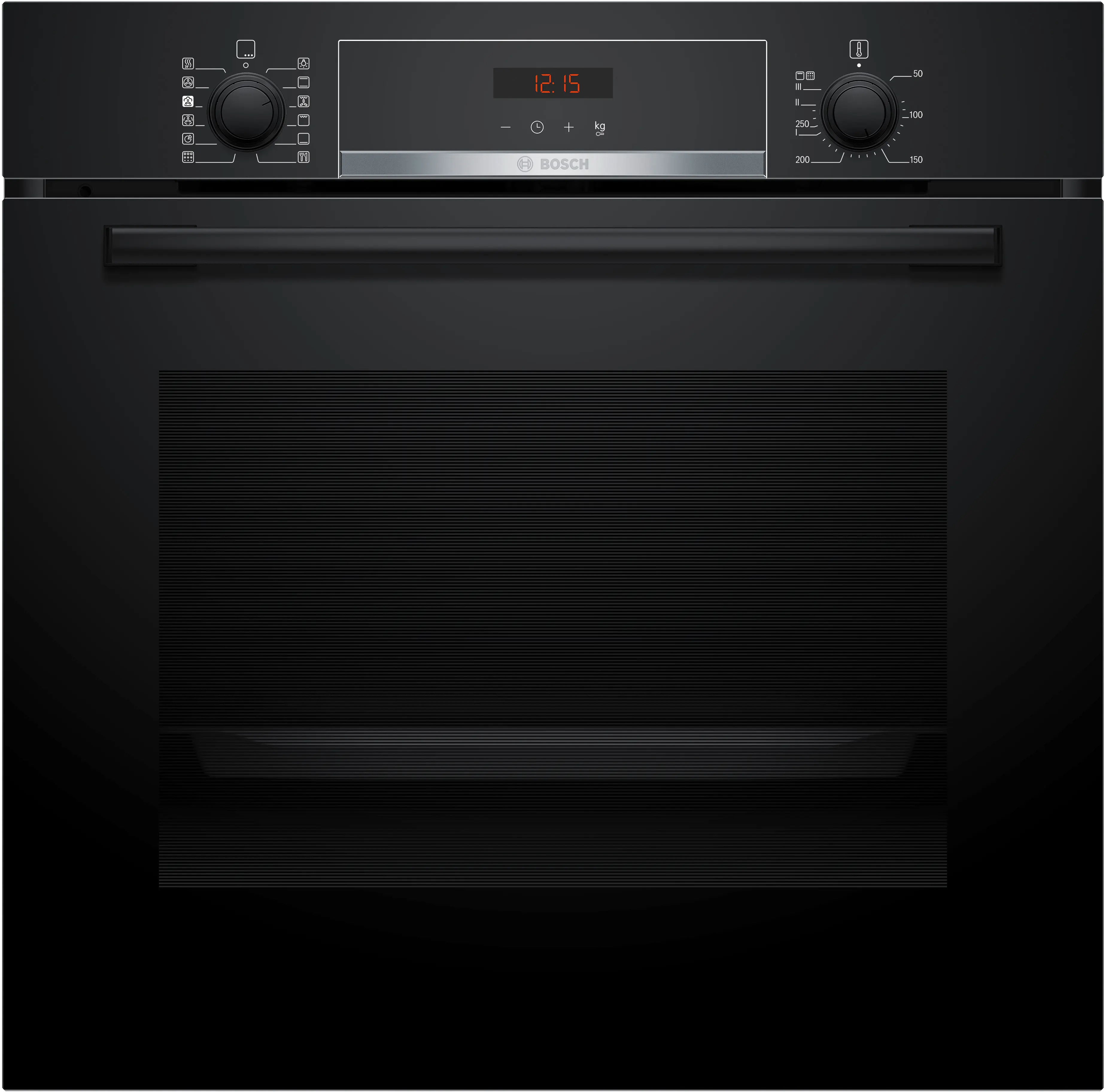 BOSCH Built-in oven with added steam function 60 x 60 cm Black