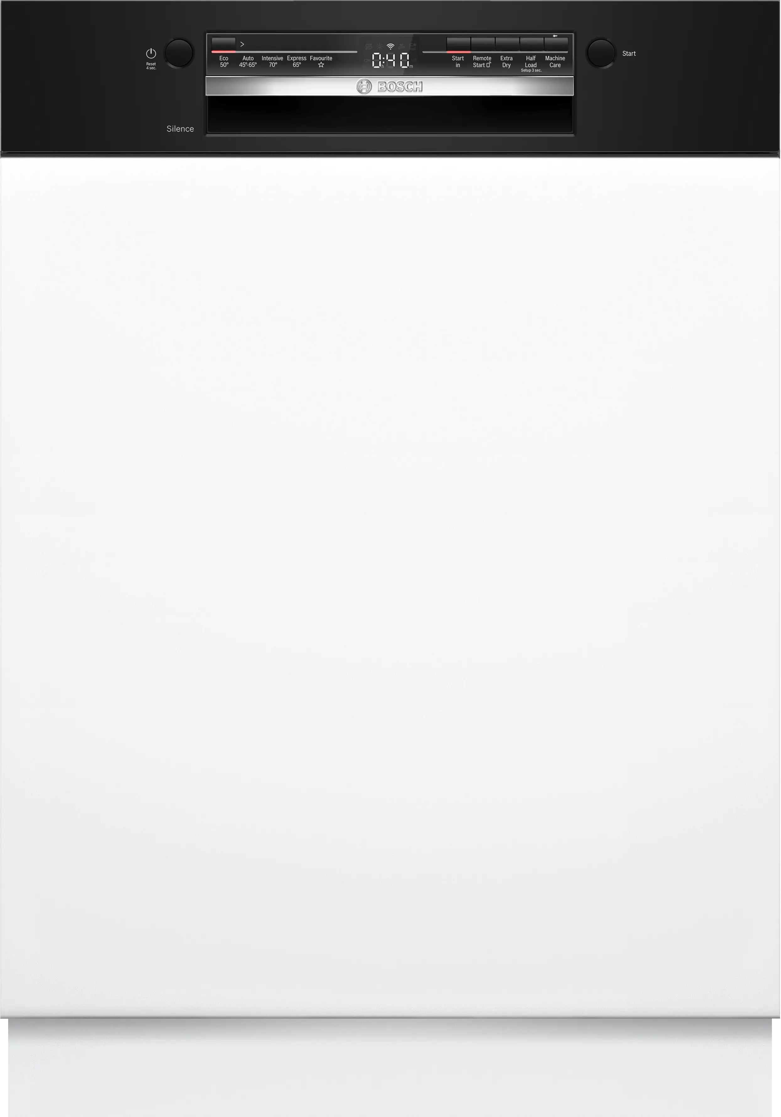 BOSCH Semi-integrated dishwasher 60 cm Black