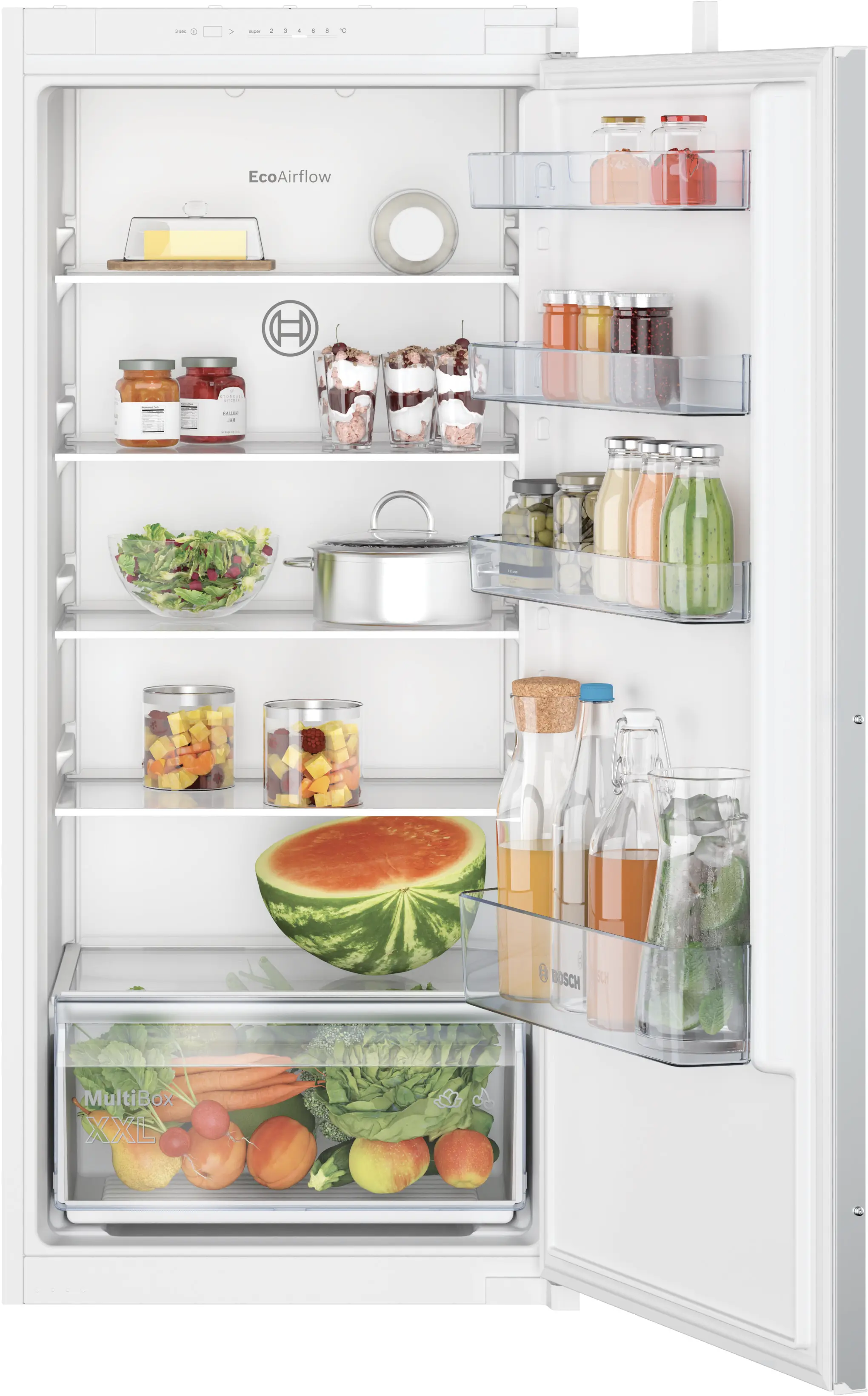 BOSCH Built-in fridge 122.1 x 54.1 cm sliding hinge