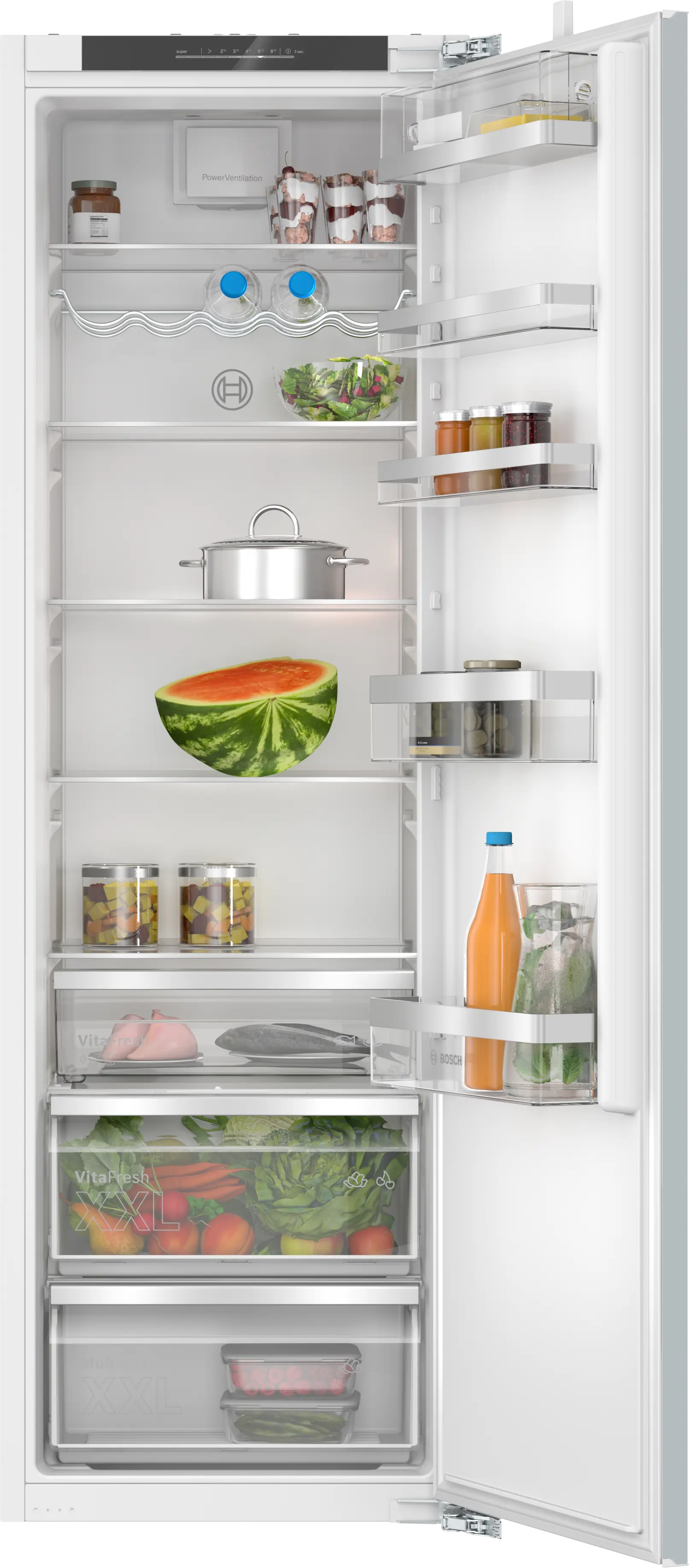 BOSCH Built-in fridge 177.2 x 55.8 cm soft close flat hinge