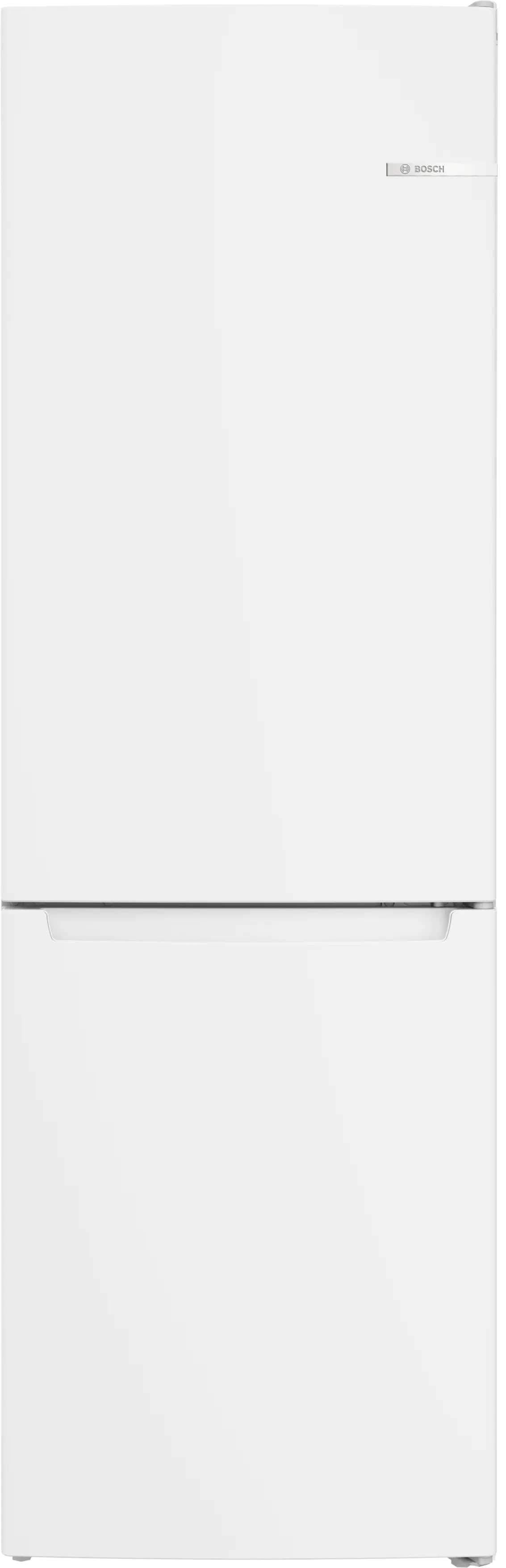 BOSCH Free-standing fridge-freezer with freezer at bottom 186 x 60 cm White, Total No Frost