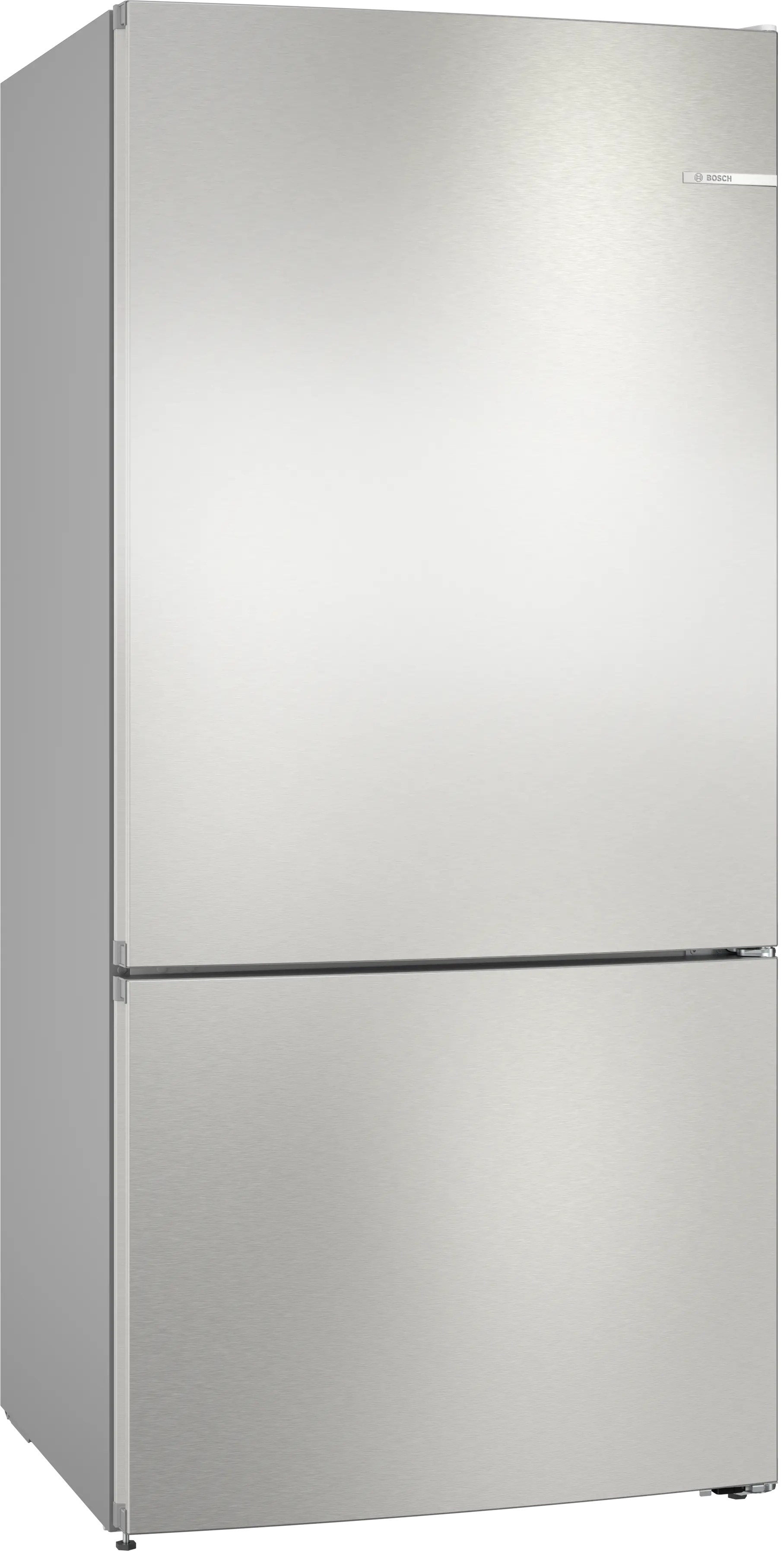 BOSCH Free-standing fridge-freezer with freezer at bottom 186 x 86 cm Brushed steel anti-fingerprint, Total No Frost
