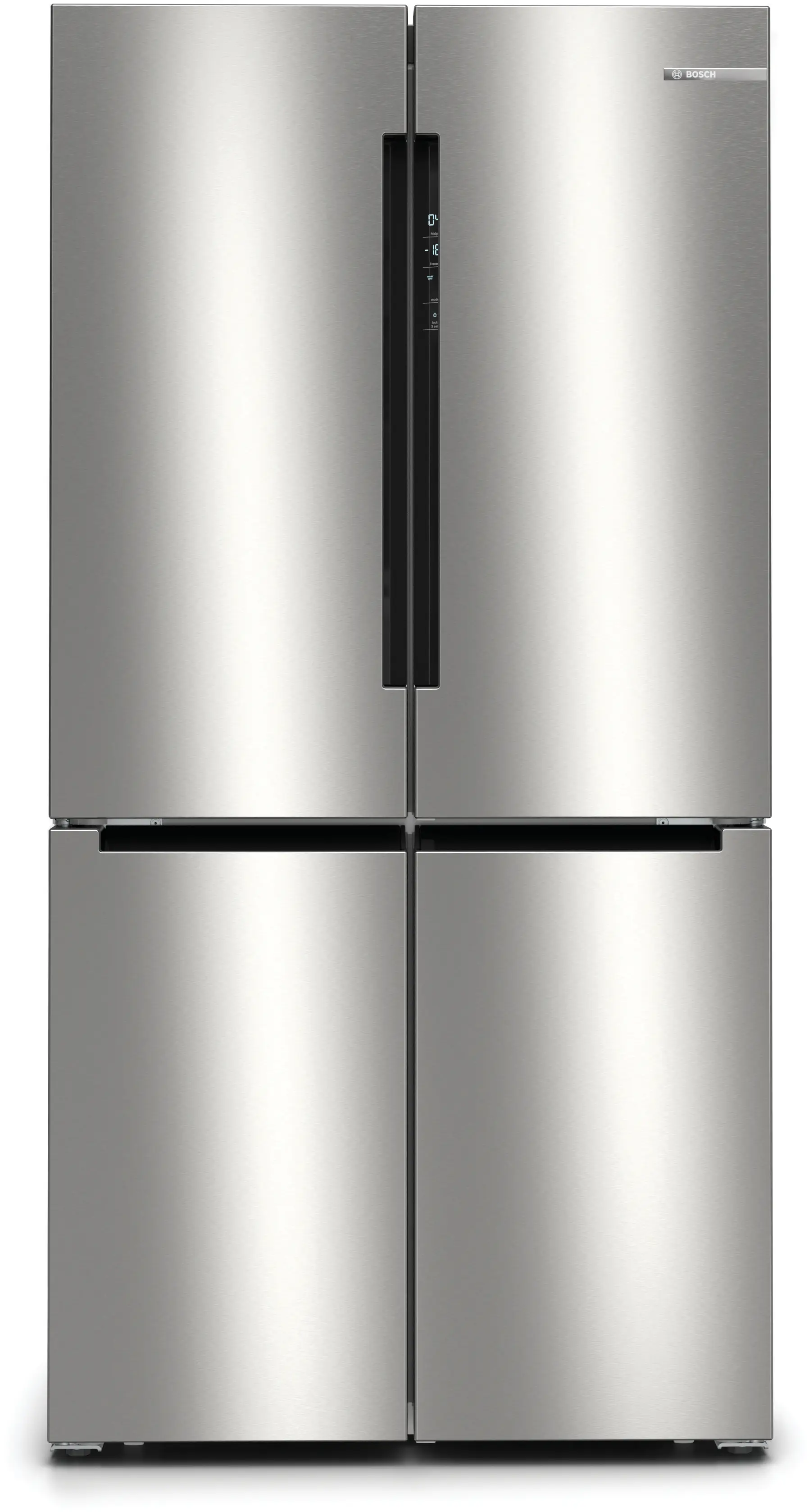 BOSCH Multi Door American Fridge Freezer 183 x 90.5 cm Brushed steel anti-fingerprint, Total No Frost