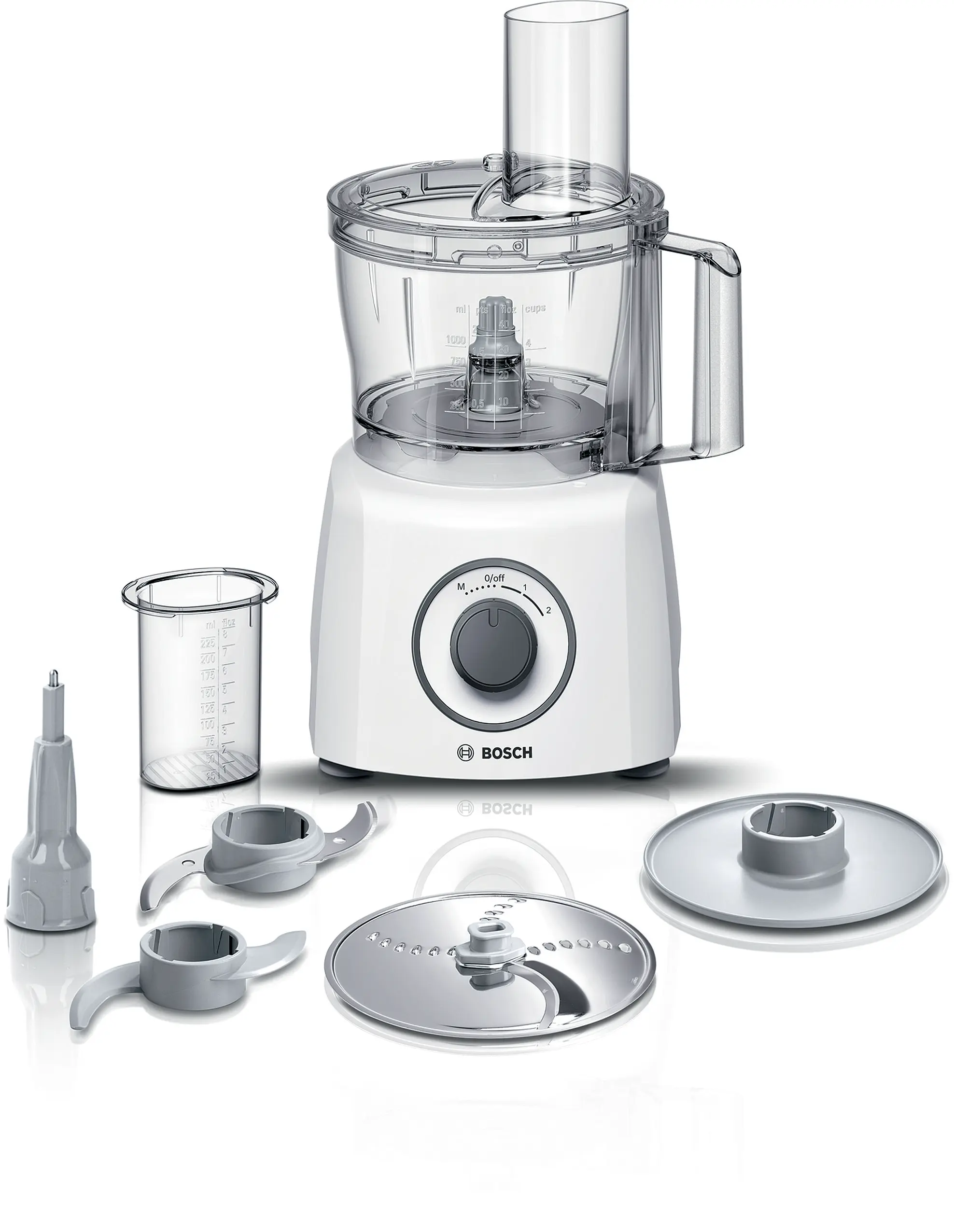 MCM3100WGB Food processor MultiTalent 3 700 W White, White