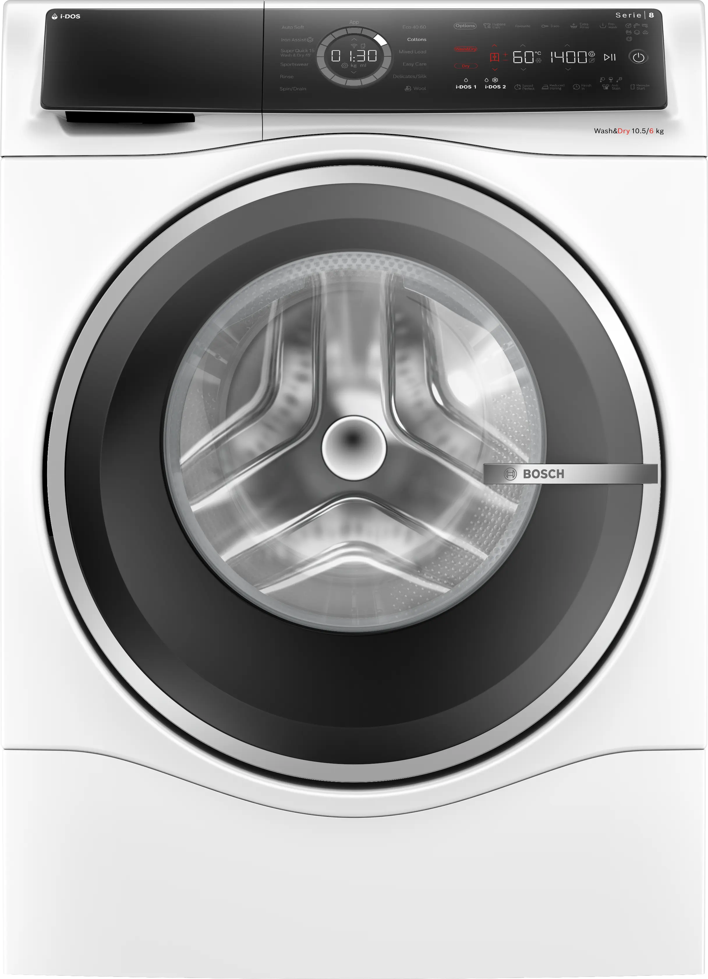 BOSCH Washer dryer 10.5/6 kg max. 1400 rpm