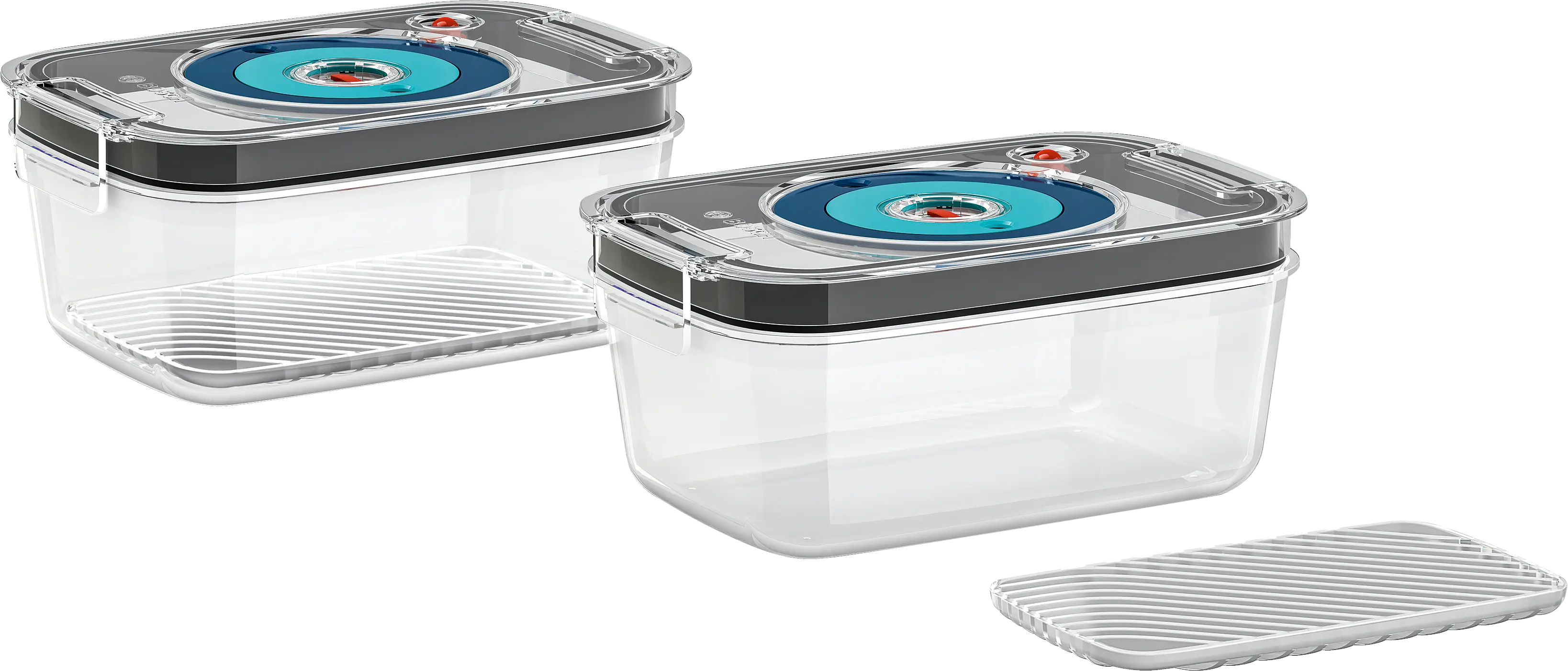 17004576 2 Vacuum Storage Boxes for ErgoMixx and VitaPower (1.2L)