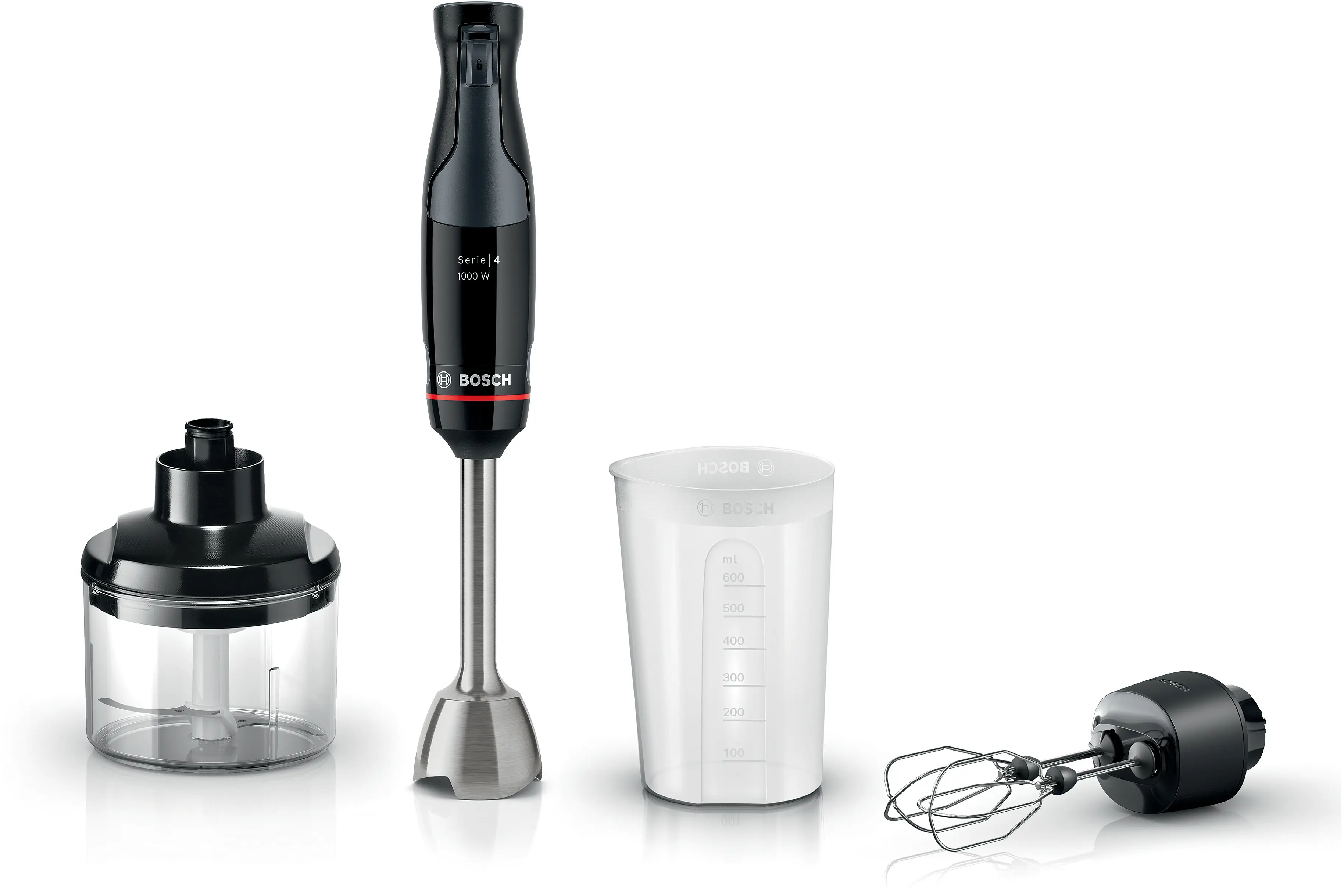 BOSCH Hand blender ErgoMaster 1000 W Black, Anthracite