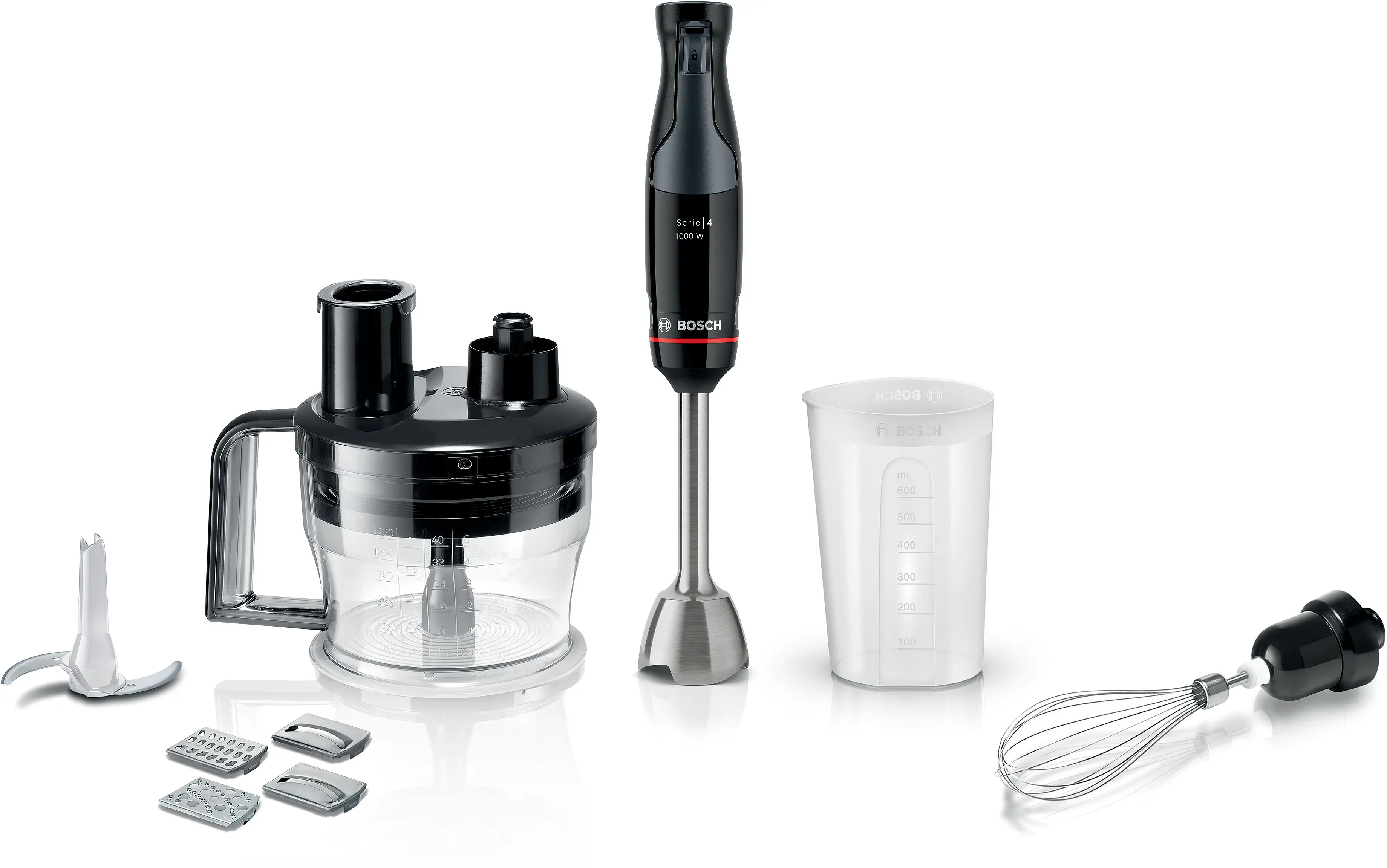 BOSCH Hand blender ErgoMaster 1000 W Black, anthracite