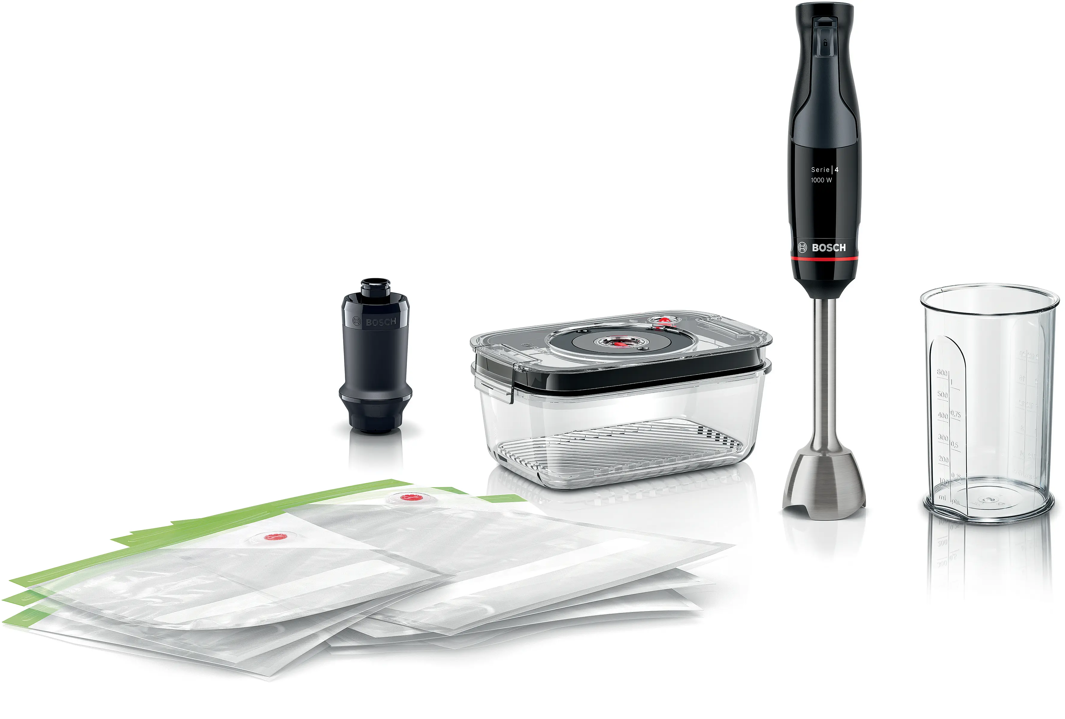 BOSCH Hand blender ErgoMaster 1000 W Black, Anthracite