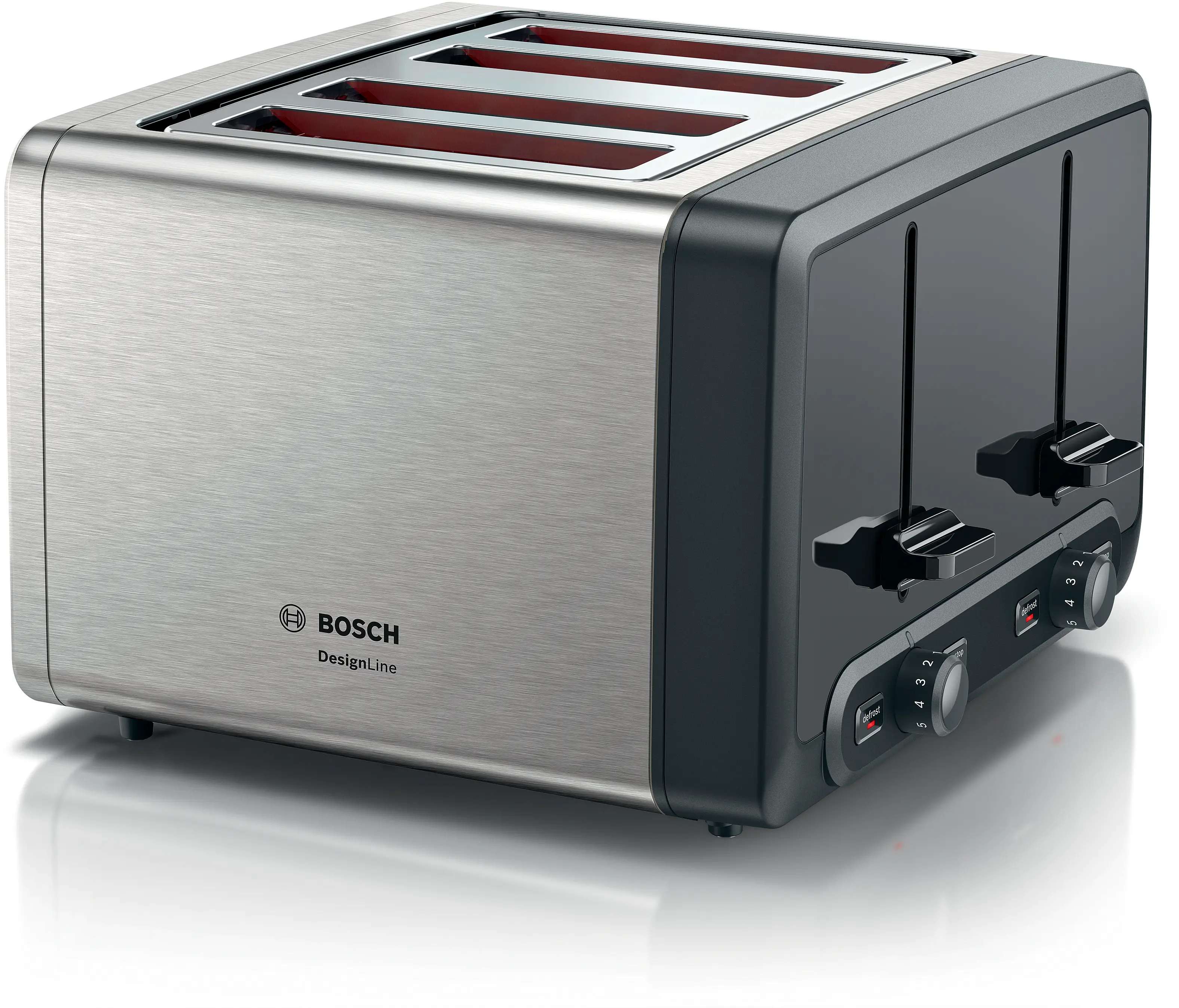 TAT4P440GB Toaster DesignLine Stainless steel