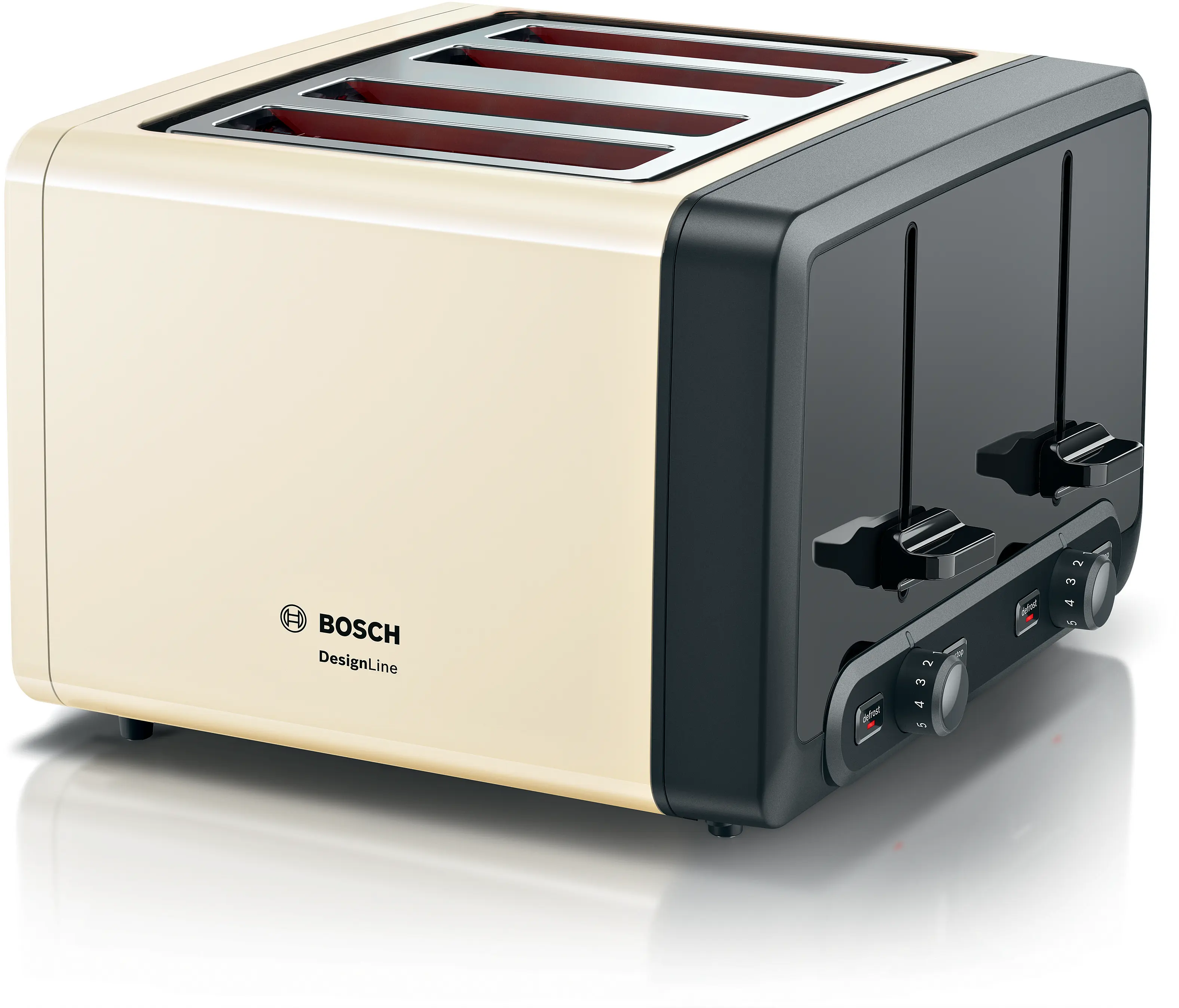 TAT4P447GB Toaster DesignLine Beige