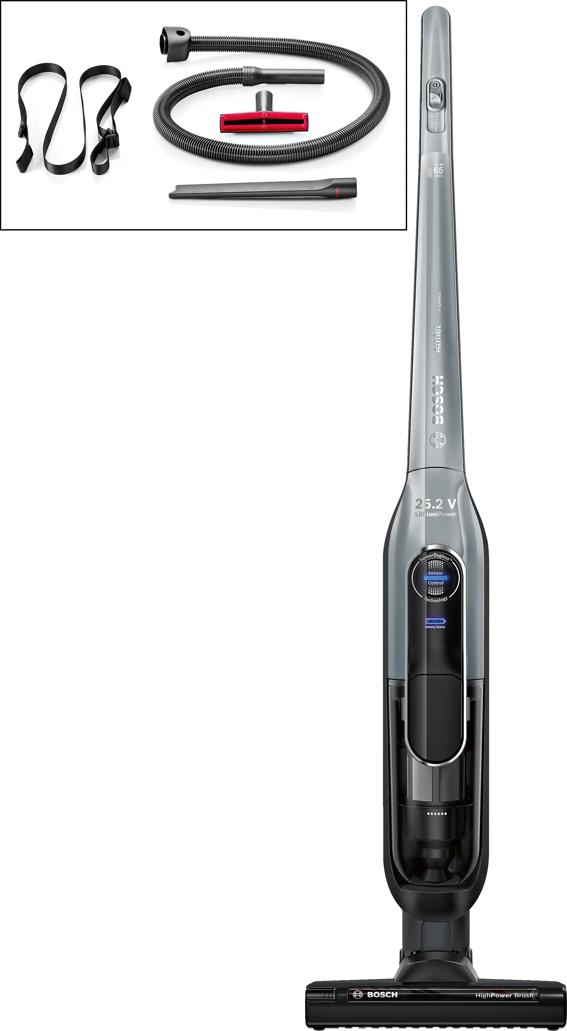 BBH65KITGB Cordless vacuum cleaner Athlet 25,2V Silver