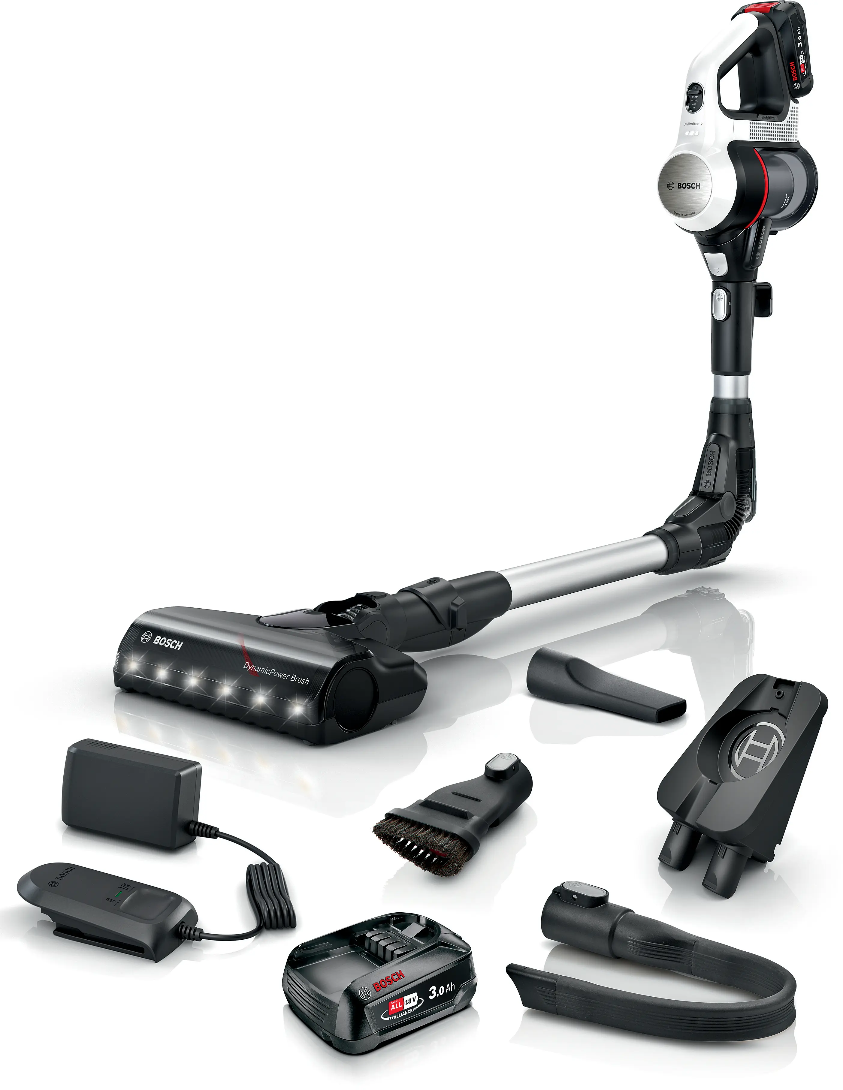 BCS712GB Cordless vacuum cleaner Unlimited 7 White