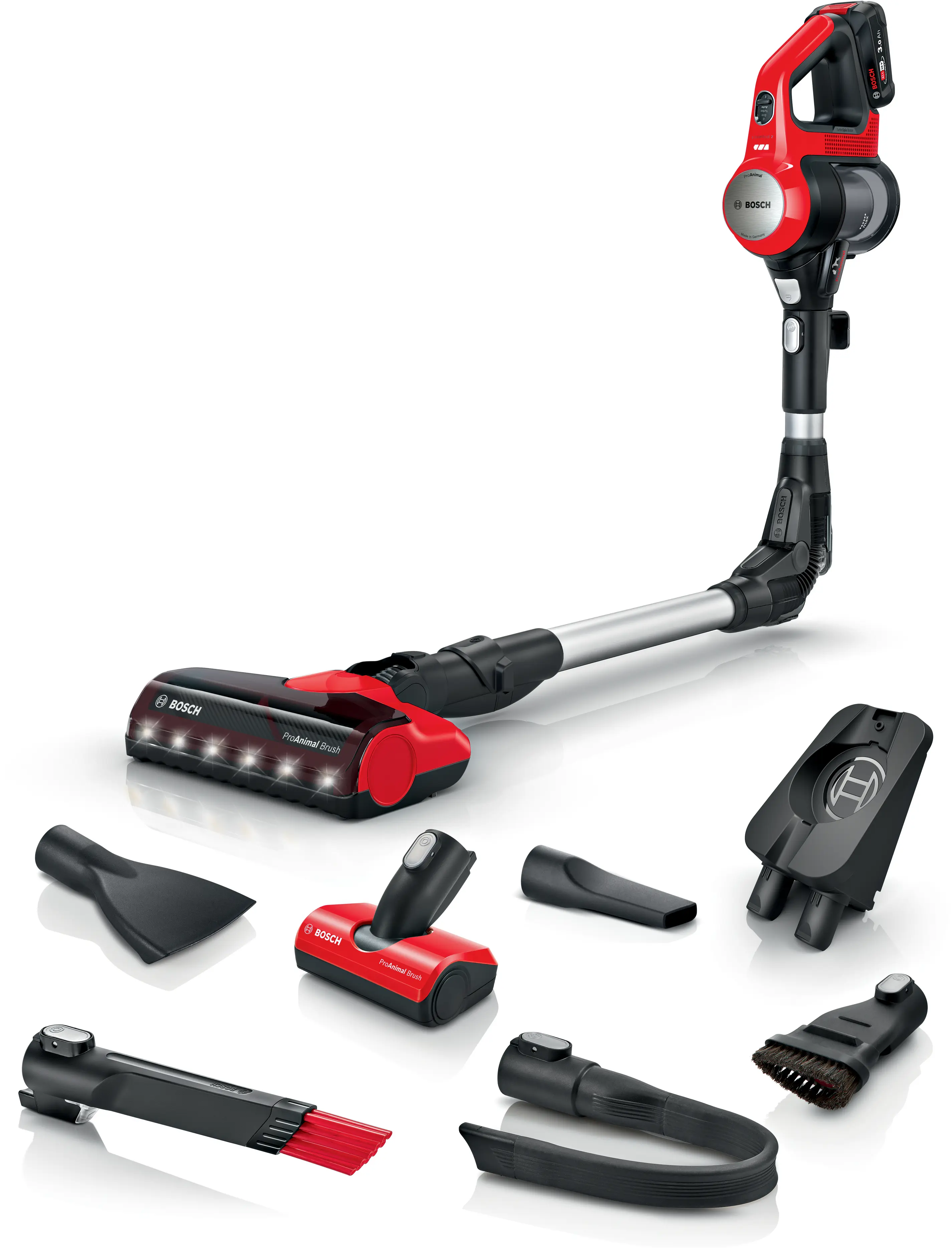 BCS71PETGB Cordless vacuum cleaner Unlimited 7 ProAnimal Red