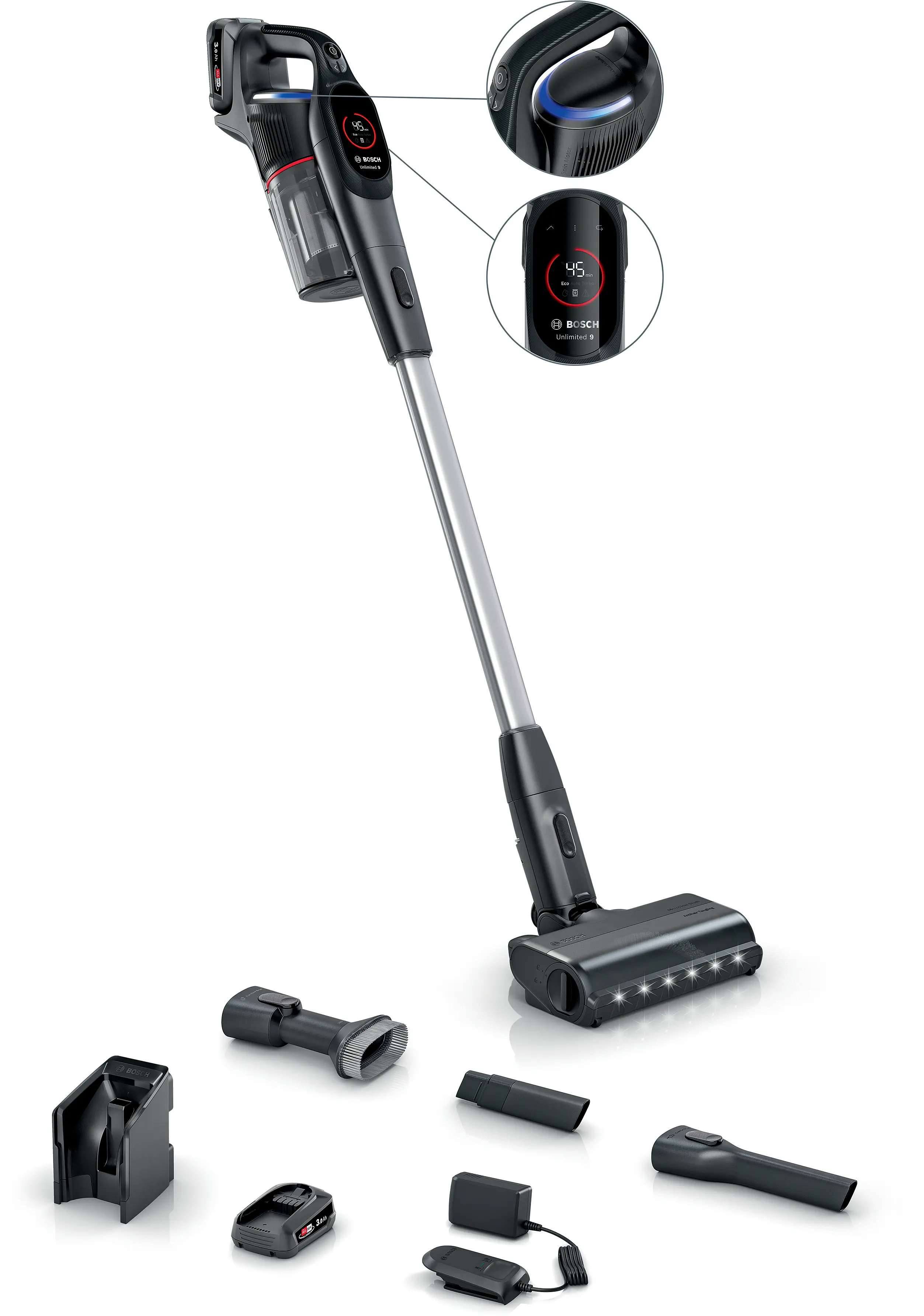 BCS932BGB Cordless vacuum cleaner Unlimited 9 Black