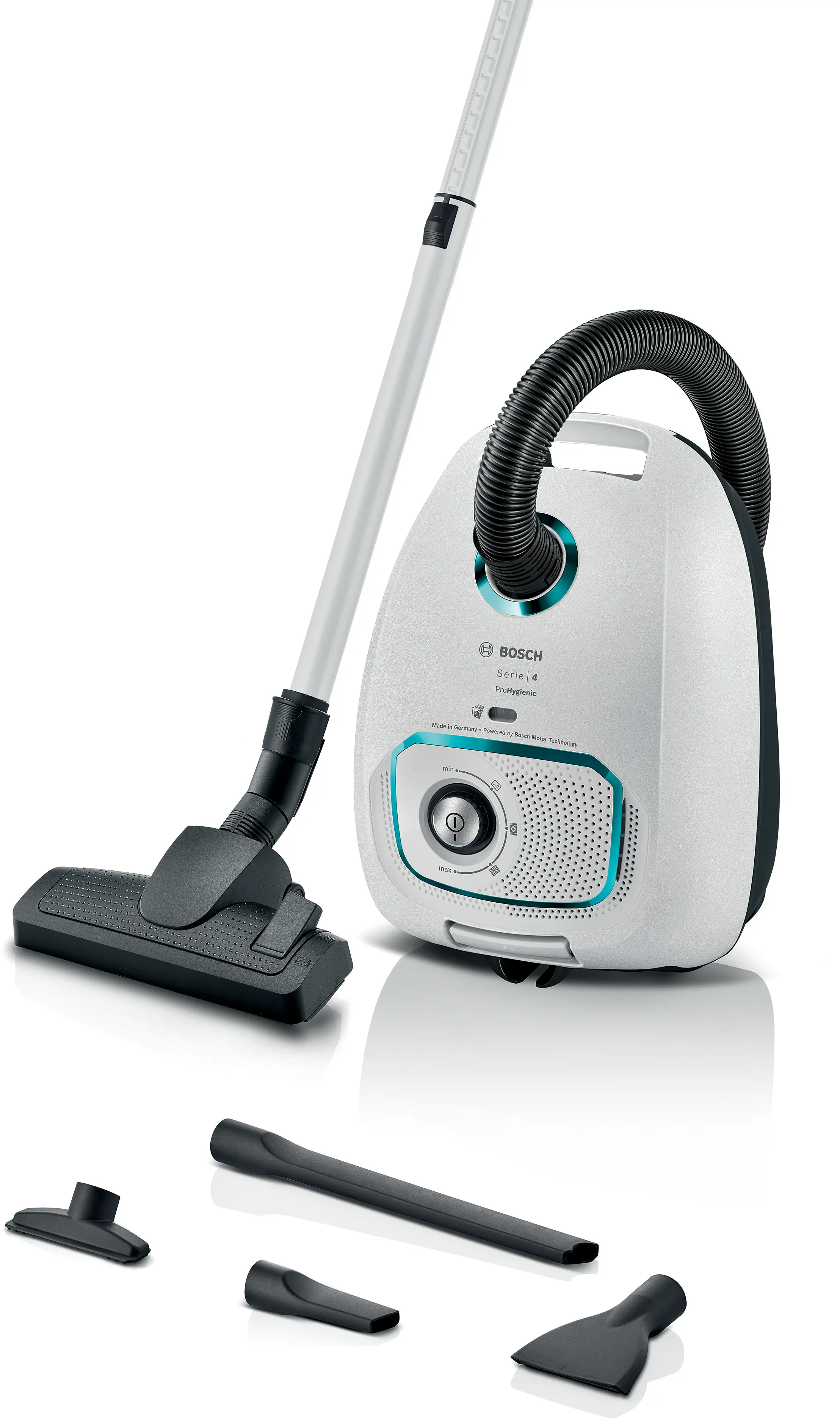BOSCH Bagged vacuum cleaner ProHygienic White