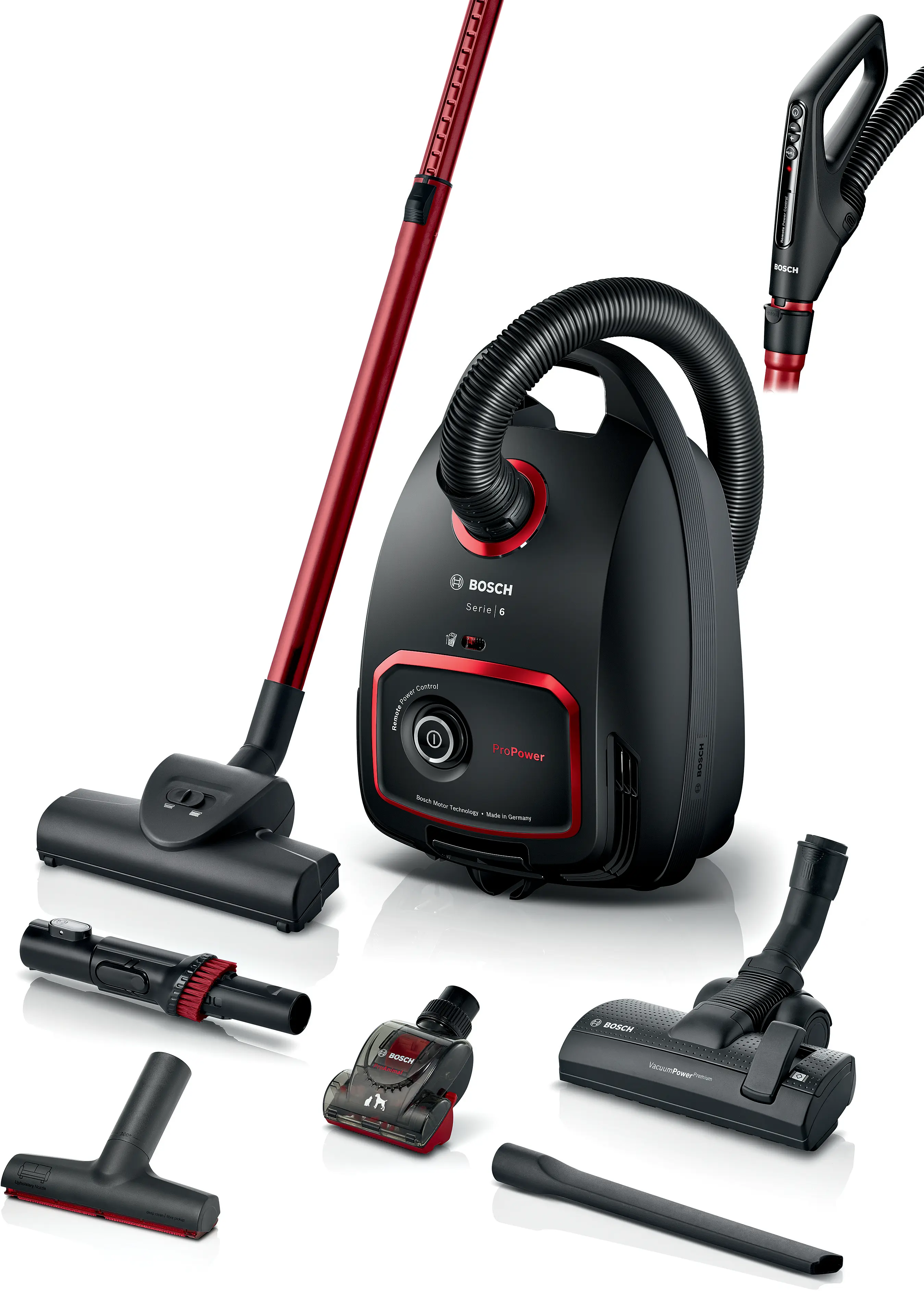 BOSCH Bagged vacuum cleaner ProPower Black