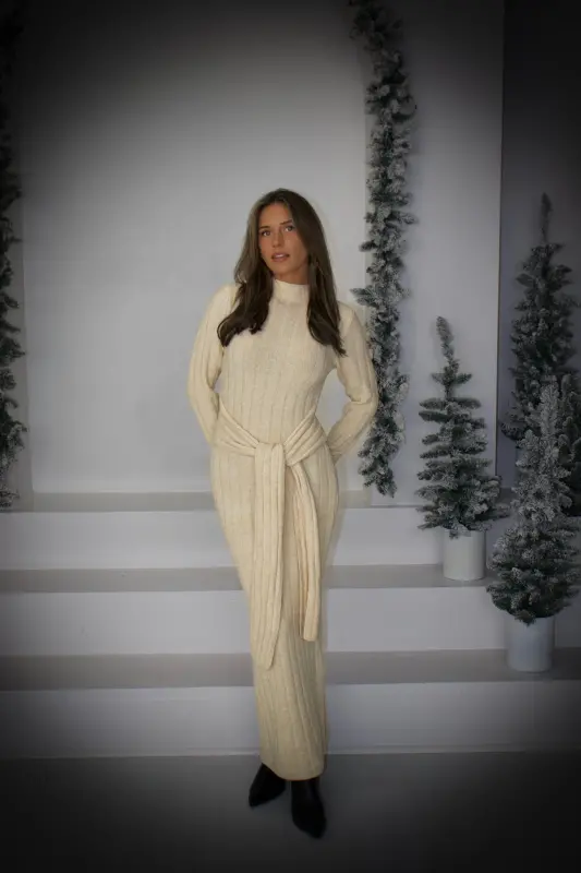 Noella Long Sleeve Sweater Dress