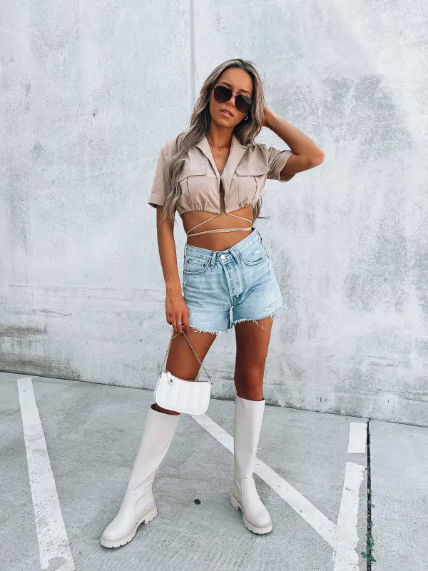 Piper Wrapped Up Button Down